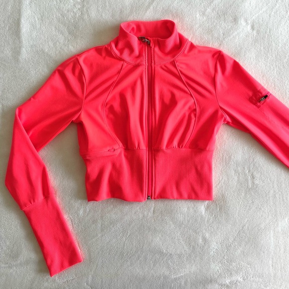 ALO Yoga Other - Short jacket by alo yoga. Bright pink. Size S